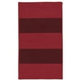 thumbnail image 1 of Colonial Mills Rug NW36R024X036S Newport Textured Stripe Rectangle Area Braided Rug  Red - 2 x 3 ft., 1 of 1