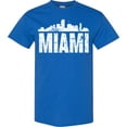 thumbnail image 3 of Inktastic Miami Skyline Grunge T-Shirt, 3 of 5