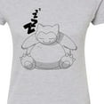 thumbnail image 3 of Pokémon - Snorlax Zzz - Juniors Fitted Graphic T-Shirt, 3 of 5