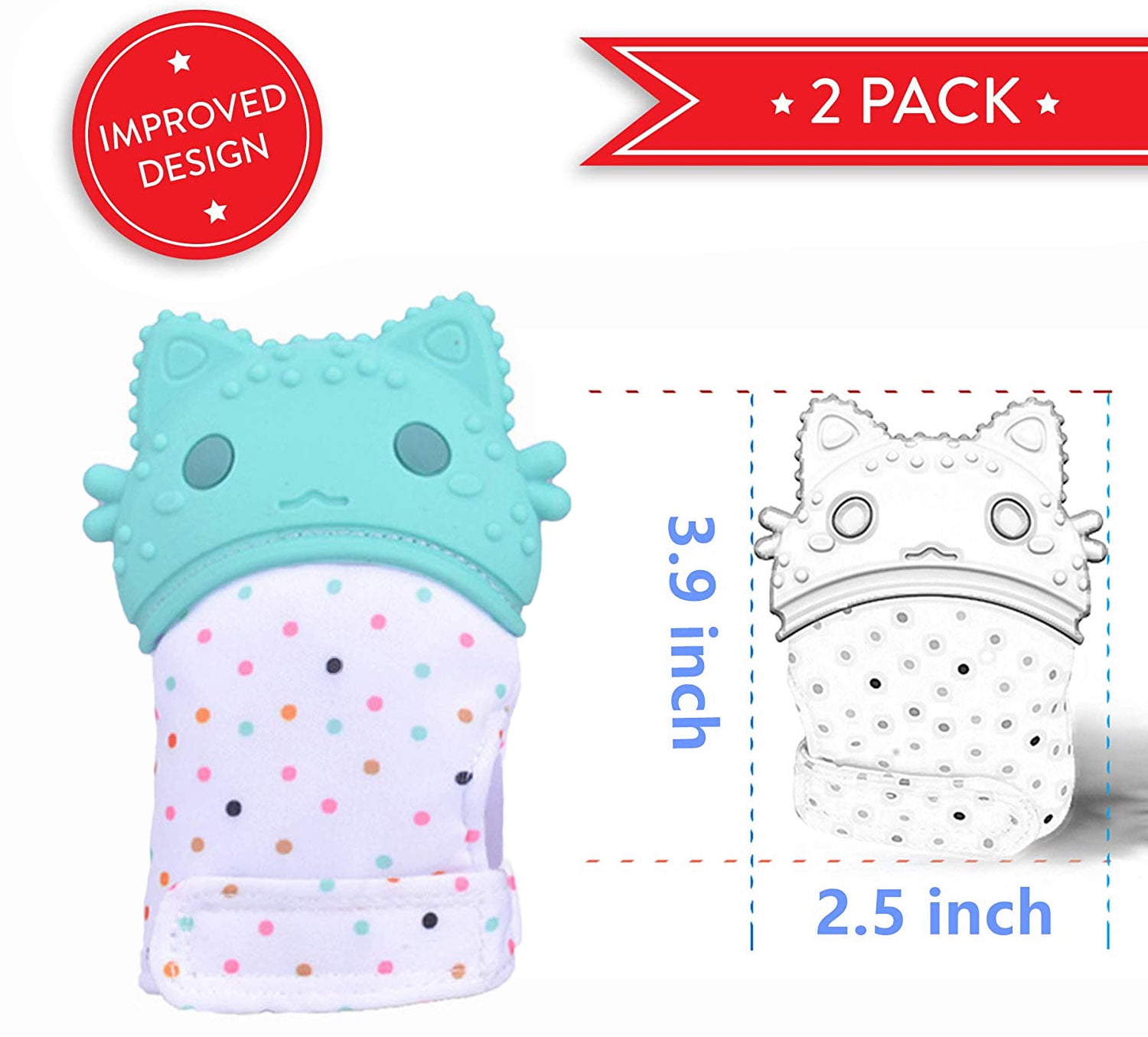 teething mittens walmart