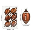 thumbnail image 3 of LSLJS Christmas Balls 6Pcs Soccer Basketball Ornaments Shatterproof Boxed Unique Shaped Christmas Ball Reusable Hanging Christmas Tree Balls for Xmas Birthday Home Party Christmas Decorations, 3 of 6