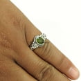 thumbnail image 2 of Natural Peridot Gemstone Ring, Pure 925k Sterling Silver Ring, Solitaire Ring, Statement Ring, Boho Ring, Delicate Ring, Women's Signet Ring, Proposal Ring, Giftable Ring (peridot, 7), 2 of 4