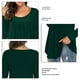 thumbnail image 1 of Blusa De Manga Larga Para Mujer, Cuello Redondo Con Volantes, Transpirable, Suelta, Para Fiesta ANGGREK Otros, 1 of 5
