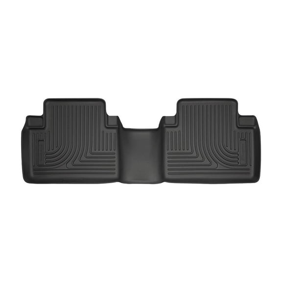 Husky Weatherbeater 2nd Row Floor Mat Fits 2014-2020 Nissan Rogue/2014-2015 X-Trail Black 1 Pc