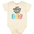 thumbnail image 3 of Inktastic Easter Just Hangin' with My Peeps Boys or Girls Baby Bodysuit, 3 of 5