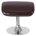 thumbnail image 4 of Pouf en cuir brun de la série Egg, 4 of 4
