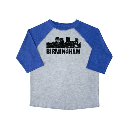 

Inktastic Birmingham Skyline Grunge Gift Toddler Boy or Toddler Girl T-Shirt