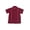 Burgundy, variant on G-Style USA Boys Junior Kids Youth Guayabera Cuban Short Sleeve Collared Embroidered 4 Pocket Cotton Shirt 2017-KS - Red - 18