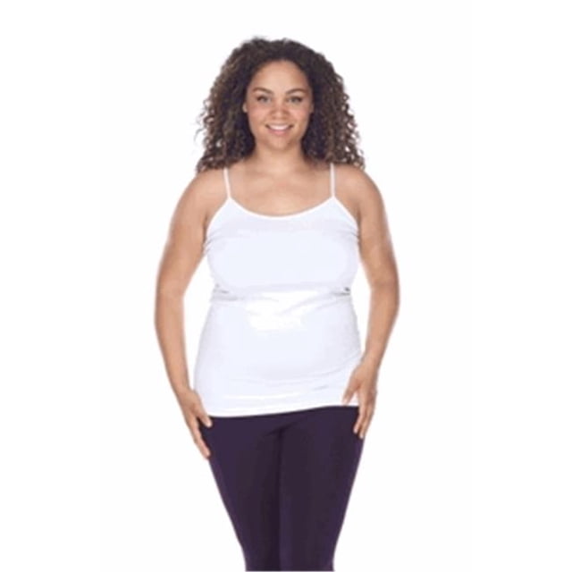 White Mark Universal PS133-04 Plus Size Tank Top, White - One Size
