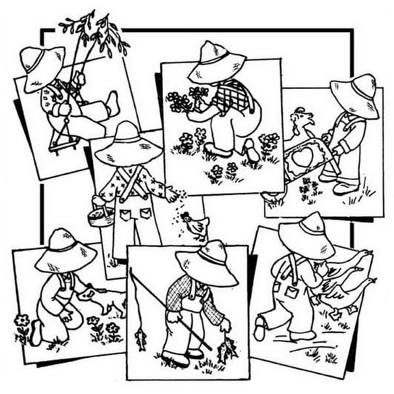 Aunt Martha's #3919 Denim Dan