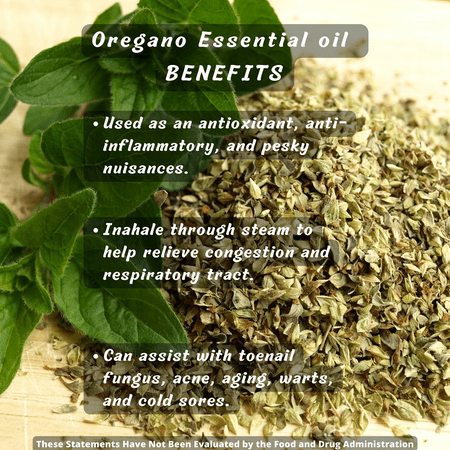 Organic Oregano Essential Oil 100% Pure, USDA Certified Organic, Undiluted, Natural Aromatherapy, Therapeutic Grade with Glass Dropper