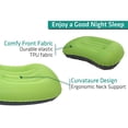 thumbnail image 2 of Ultralight Inflating Travel/Camping Pillows - Aluft 1.0 Compressible, Compact, Inflatable, Comfortable, Ergonomic Pillow for Neck and Lumbar Support While Camp, Hike, Backpacking Grass Green, 2 of 6