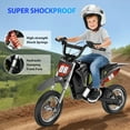 thumbnail image 4 of 36V Kids Electric Dirt Bike,Fast Speed Electric Motorcycle up to 16 mph & 10 Miles Long-Range, 3-Speed Modes, Twist Grip Throttle, Dual Suspension & Brakes for Kids Ride on Toys,Red, 4 of 8