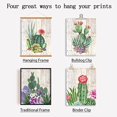 thumbnail image 6 of 6 PCS Unframed Canvas Prints Succulents Cactus Canvas Wall Art Art Print Green Plant Wall Art Succulents Cactus Picture Print Paintings for Bathroom Living Room Bedroom Kitchen, 6 of 9