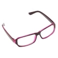 thumbnail image 2 of Plastic Full Rim Frame Clear Lens Glasses Spectacles Black Purple for Women Man, 2 of 8