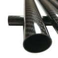 thumbnail image 3 of 4 Carbon Fiber Tubes - 8mm x 6mm x 500mm - 3K Roll Wrapped 100% Carbon Fiber Tube Glossy Surface, 3 of 5