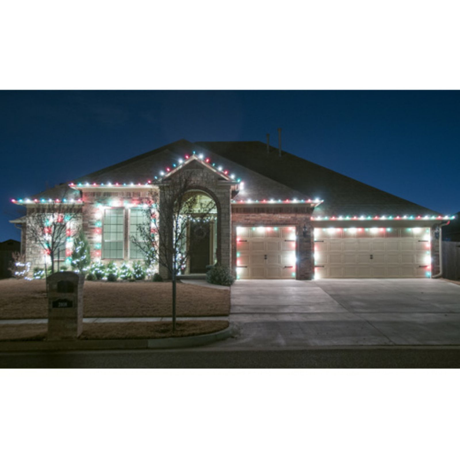 Touch Of Eco Cool Liteup 100 Solar String Lights 44 White Walmart Com Walmart Com