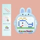 thumbnail image 1 of Tablero De Dibujo Pizarra de dibujo portátil con forma de conejo para juguetes de niños (azul grande) Tmvgtek libre de BPA, 1 of 6