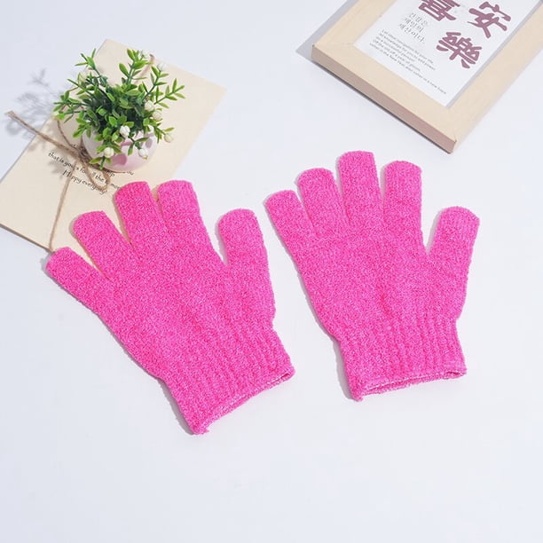 Artículos de baño Guantes de baño Toalla de baño exfoliante Barro exfoliante Guantes de baño para frotar la espalda