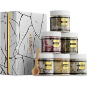 Lovery Mothers Day Gifts for Mom Epsom Bath Salts Gift Set Relaxing Spa Salt with Essential Oils, 120g x 6 Jars