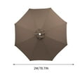 thumbnail image 6 of YOFOKO 78.7inch Patio Umbrella Replacement Canopy Only Outdoor Table Market Yard Umbrella Replacement Top Cover with 8 Ribs, 6 of 6