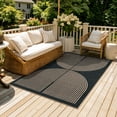 thumbnail image 3 of RUG ROBOT 4'x6' Easy Jute Rug, Washable Non Slip Indoor Outdoor Rug, Area Rug for Living Room, Bedroom, Backyard, Farmhouse Carpet for Office Entryway Backyard, 3 of 8