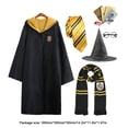 thumbnail image 3 of (Talla Adulta L Talla Amarilla) Disfraz Túnica Mágica Ropa Cosplay Capa Halloween Uniformes Escolares Periféricos para, 3 of 9