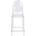 thumbnail image 3 of Nicer Furniture tabouret de comptoir moderne transparent, 3 of 4