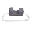 thumbnail image 2 of Neck Stabilizer Head Positioning Pillow for Bedridden Post Surgery Foam Wedge Recliner Medical Head Positioner Face Up Pillow Gray, 2 of 5