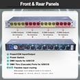 thumbnail image 2 of Pknight 16-Output DMX & RDM Splitter, 4×4 DMX Distributor with Optical Isolation, LED Signal Indicators, Rack-Mount Stage Lighting Hub, 2 of 6
