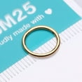 thumbnail image 5 of Implant Grade Titanium PVD Golden Basic Seamless Hinged Clicker Hoop Ring, 5 of 5