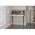thumbnail image 2 of Bestar Skat 36W Secretary Desk in white & bark grey, 2 of 8