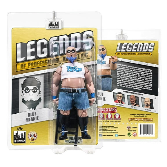 Legends of Professional Wrestling Series 1 Action Figures: The Blue Meanie