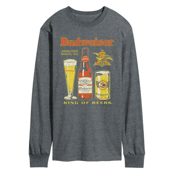 Budweiser - Classic Lineup - Men's Long Sleeve Graphic T-Shirt