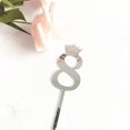 thumbnail image 1 of Hadanceo Cake Topper Wide Application  Sparkling Anniversary Party Number Cake Topper Decor Reusable Great for Dorm, 1 of 7