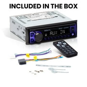 BOSS Audio Systems 595BRGB Single Din Car Stereo System, Bluetooth Audio