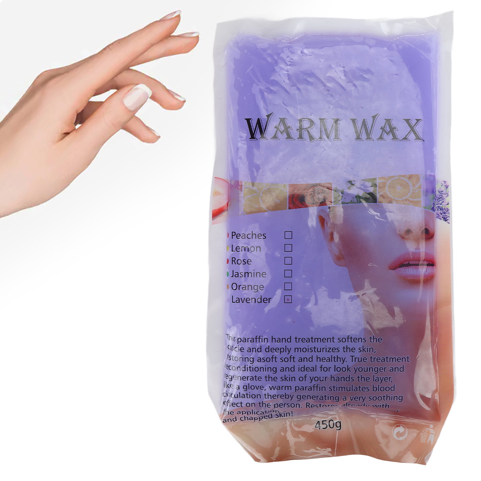 Higoodz Paraffin Wax Refills,Paraffin Wax,Paraffin Wax Machine Refills Paraffin  Wax Block Nourishing Hand Feet for Home Beauty Salon 450g 