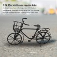 thumbnail image 4 of Tholdsy Bicicleta de simulación Min-House, escala 1/12, decoraciones de jardín hechas a mano, muebles en miniatura para exteriores, adorno de patio de Muebles de casa de muñecas Tholdsy FN010732-01B, 4 of 6