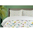 thumbnail image 4 of Ambesonne Vintage Duvet Cover Sets, Retro Geometric Doodle, 2-King, Multicolor, 4 of 7