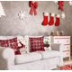 thumbnail image 3 of JM Juego de 4 fundas de almohada navideñas de 18.0 x 18.0 in, funda de almohada navideña de lino, cuadros de búfalo negro y rojo, funda de almohada de granja, decoraciones navideñas para el hogar y el sofá JM, 3 of 5