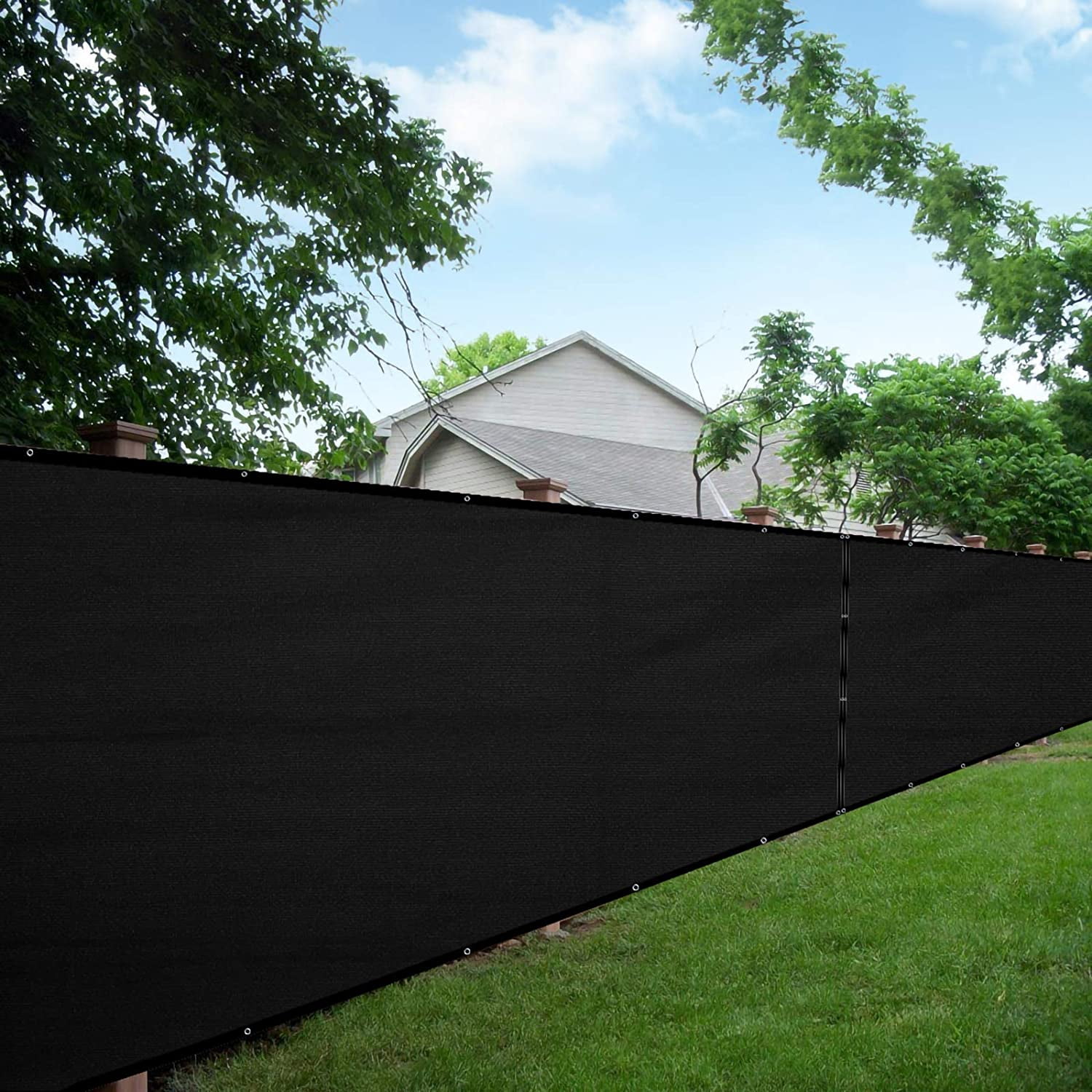 Privacy Fence Bulk Shade Cloth 30% Black Wind Screen UV Block 