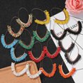 thumbnail image 5 of Opolski Women Hook Dangle Earring Bohemian Women Beads Tassel Geometric Dangle Hook Earrings Holiday Jewelry Gift, 5 of 8