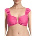 thumbnail image 2 of Time and Tru Women’s and Women's Plus V-Wire Bikini Top, 2 of 4