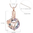 thumbnail image 3 of Hummingbird Urn Necklace for Ashes Keepsake Pendant for Women Men Cremation Ashes Jewelry for Loved One, 3 of 5