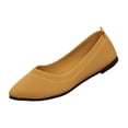 thumbnail image 2 of DIVVce Knit Pointed Toe Ballet Flats For Women Closed Toe Slip On Comfortable Office Casual Footwear, 2 of 5