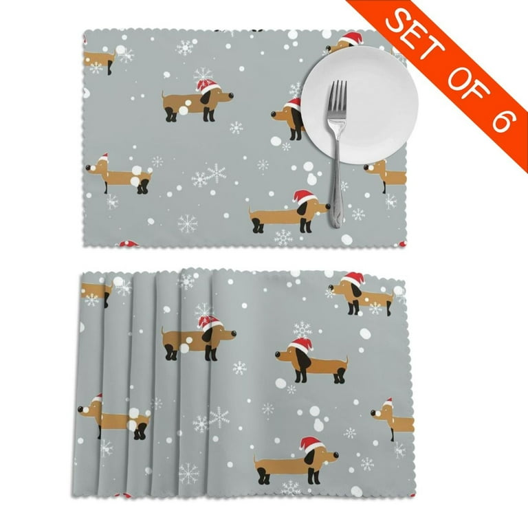 Sausage dog placemats sales