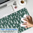 thumbnail image 4 of Long Mouse Pads for Desk,Green Christmas Tree Pattern Desk Mats on Top Of Desks, Desk Mouse Pad Extra Large with 3mm Non-Slip Base and Stitched Edge for Gaming,Office,Work,Home 35.4x15.7in, 4 of 5