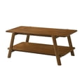 thumbnail image 2 of Rustic Modern Walnut - Finished Wood Shelf Coffee Table for Primary Living Areas, 2 of 2