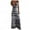Gray, variant on Viikei Sleeveless Dress Summer Dresses for Women Plus Size Dresses Clearance Round Neck Sleeveless Gradient Tie-Dye Striped Casual Bohemian Maxi Dress