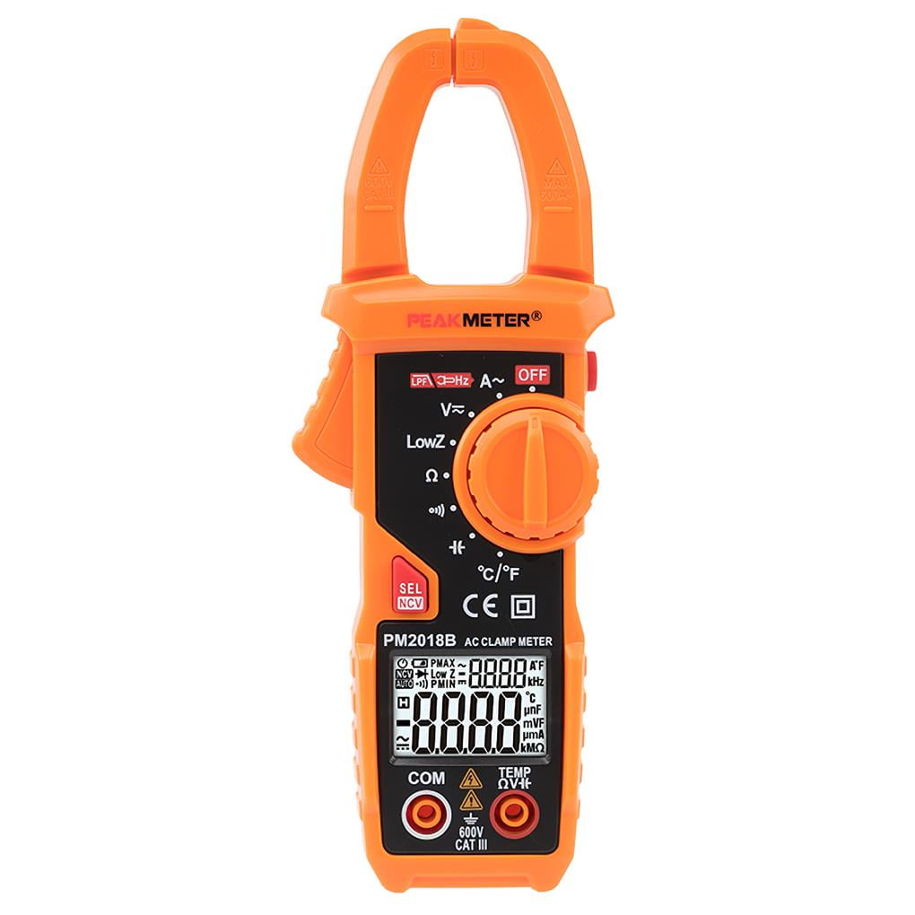 cusimax PM2018B Intelligent Clamp Meter 600A AC/DC 6000 Counts NCV